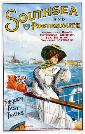 Southsea and Portsmouth / 1905 / John Hutton Walker / #vintageseaside ...