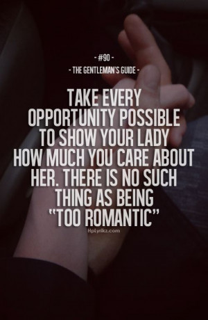 The Gentleman's Guide #90 Take Every Opportunity Possible To Show Your ...