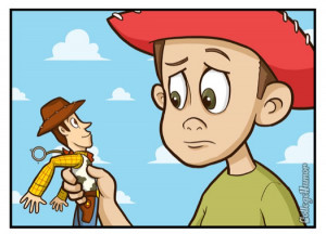 The original voice recordings for the Sheriff Woody doll's pull string ...