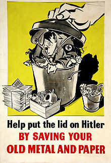 Salvage - Help put the lid on Hitler by saving your old metal and ...