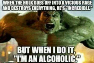 When the hulk goes off into a vicious rage – meme