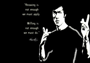 Bruce Lee Quote. Movie/Film Star Print/Poster/Canvas. Sizes: A3/A2/A1