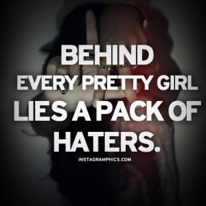 Behind Every Pretty Girl Quote Graphic
