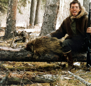 mccandless 24 poses for a self portrait with a porcupine mccandless ...