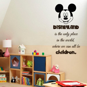 Disney Wall Decals Wall Quotes Children Vinyl Sticker Baby Kids Wall ...