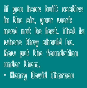 To building your foundations
