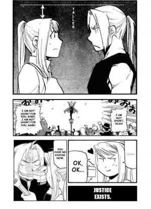 Edward Elric and Winry Rockbell Short who? (SO FUNNY!!)