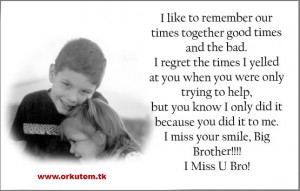 sister brother and sister quotes miss you brother graphics miss you ...