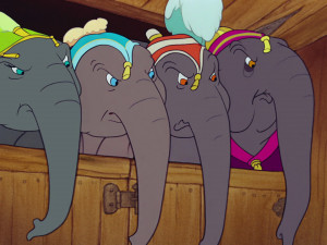 The Elephants are the secondary antagonists of the Disney film Dumbo .