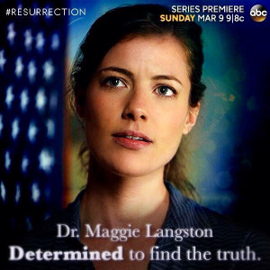 Devin Kelley as Dr Maggie LangstonMaggie Langston, Resurrection, Abc ...