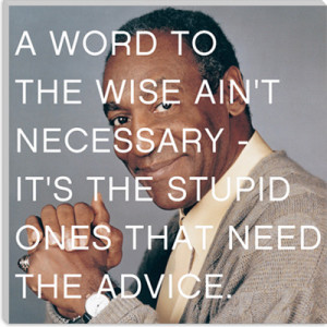 Bill Cosby Quote Canvas Art Print