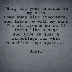 slipknot snuff lyrics | Snuff, slipknot lyrics