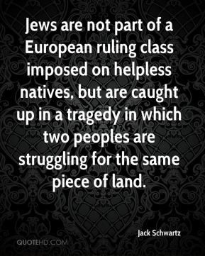 Jews are not part of a European ruling class imposed on helpless