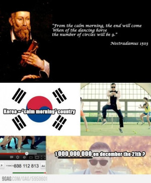 Twitter / 9GAG: Prophecy of PSY ...