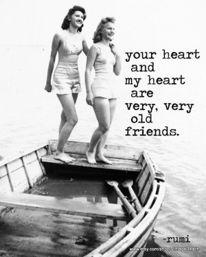 Photograph OLD FRIENDS Rumi quote art inspirational 8x10 gifts for ...