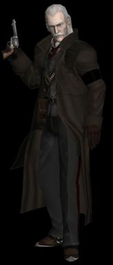Revolver Ocelot's depiction in The Twin Snakes .