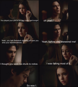 Vampire Diaries Damon and Elena Love Quotes