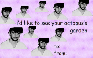 beatles valentines day cards