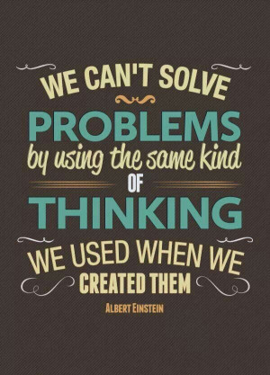 ... same kind of thinking we used when we created them.