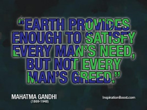 Earth quotes mahatma gandhi