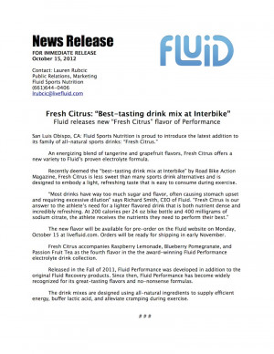 Fresh Citrus Press Release PDF file
