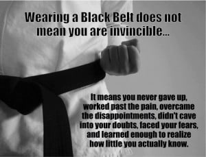 What Does Black Belt mean to you!
