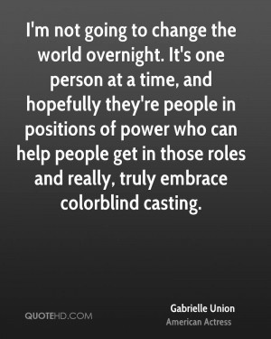 Not Going Change Who For...