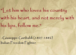 Giuseppe Garibaldi Quotes Giuseppe garibaldi quote italian freedom ...