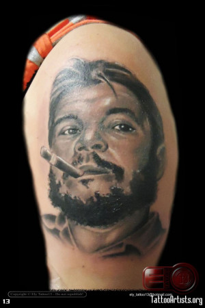 Che Guevara Color TattooTangkhul Naga Tattoo Artist