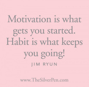 Habit is What Keeps You Going! – Jim Ryun