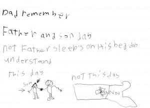 Cute Kid Note Of The Day: The Daddy Guilt Trip