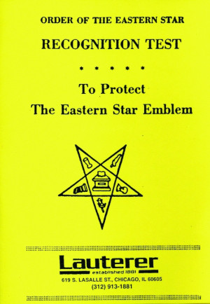 Eastern Star Recognition Test