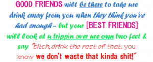 funny best friend drinking quotes
