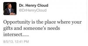 Love this quote by Henry Cloud.