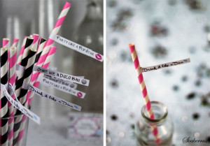 cute straw sayings would be cute for bachelorette party or new year s