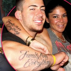 Luke Wessman Tattoos Mob Wife and son in NY Alicia 