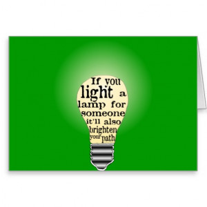 Inspiring Care Giving Quote Greeting Card