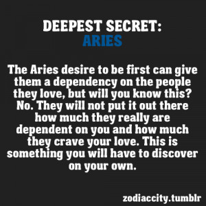 Wow. Myself as an Aries Nailed to a T.