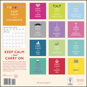 Home > Obsolete >Keep Calm 2014 Wall Calendar
