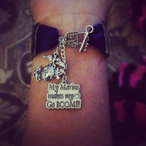 Marine Girlfriend Tattoos Marine girlfriend bracelet :)