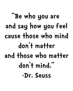 Free Dr. Seuss Quote Printable - perfect for playroom!