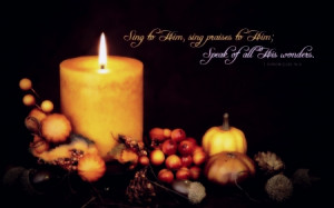 Wonders - autumn, harvest, candles, jesus, bible verses, bible, holy ...