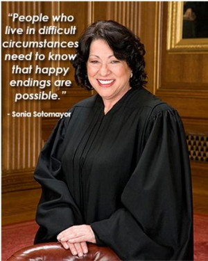 Sonia Sotomayor quote on overcoming difficult circumstances. Quotes ...