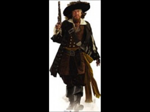 At World's End, Captain Barbossa Cutout