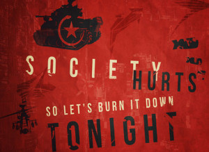 BURN THE SOCIETY wallpaper