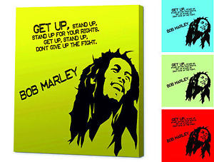 Bob-Marley-Quotations-12x12-Canvas-Print-Choice-of-10-Quotes-Choice-of ...