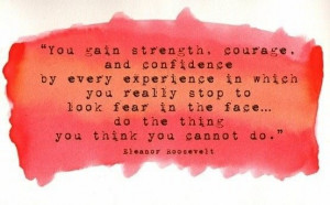 Timeless and true. In Fearless writing, we don't stop fear ...