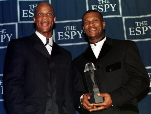 Eric davis honored at the 1999 ESPY Awards