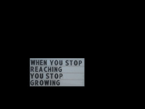 Motivational Quote on Growing