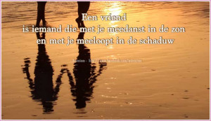 zon schaduw lopen strand quote